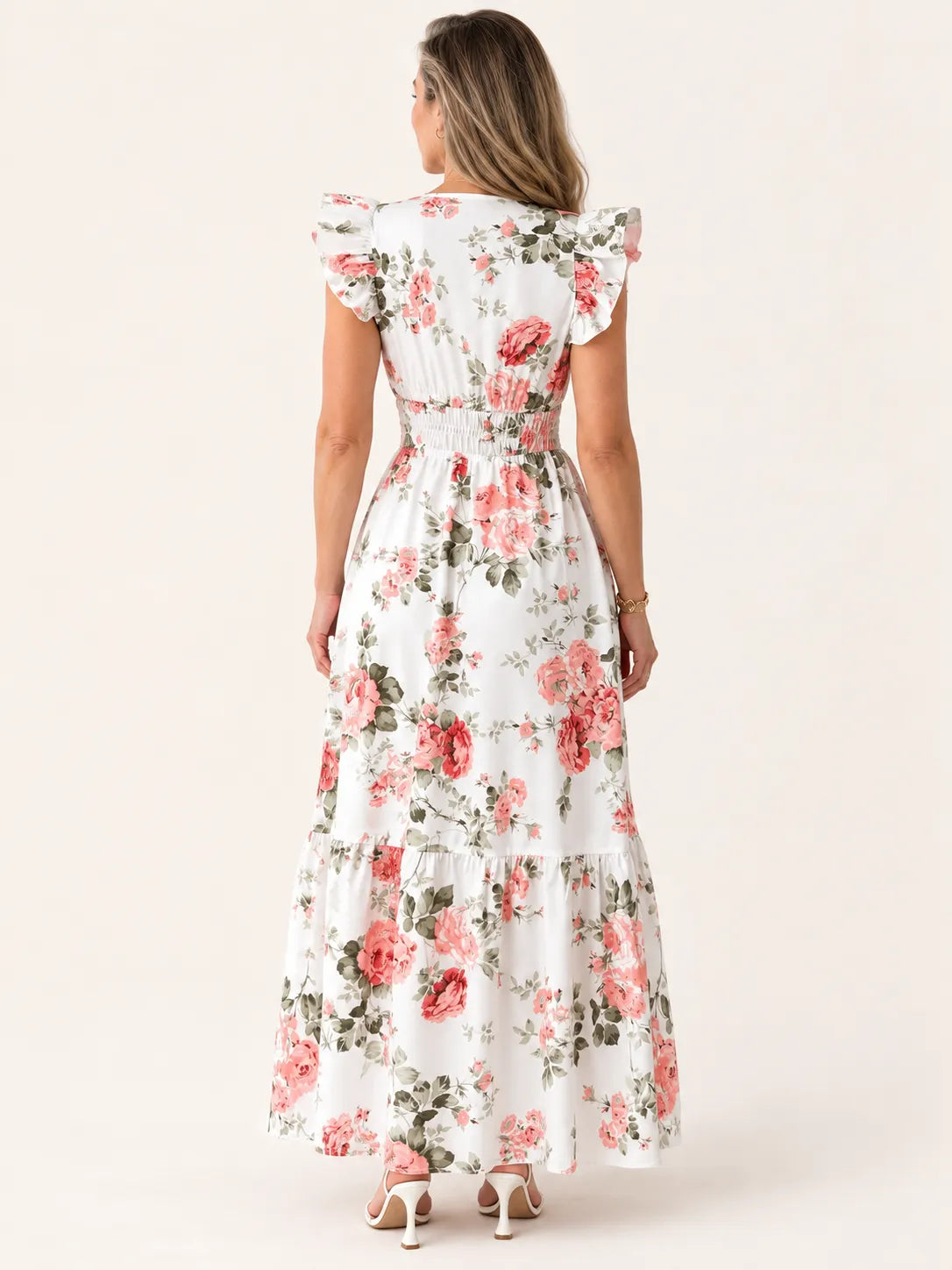 Maya Romantic Floral Maxi Dress