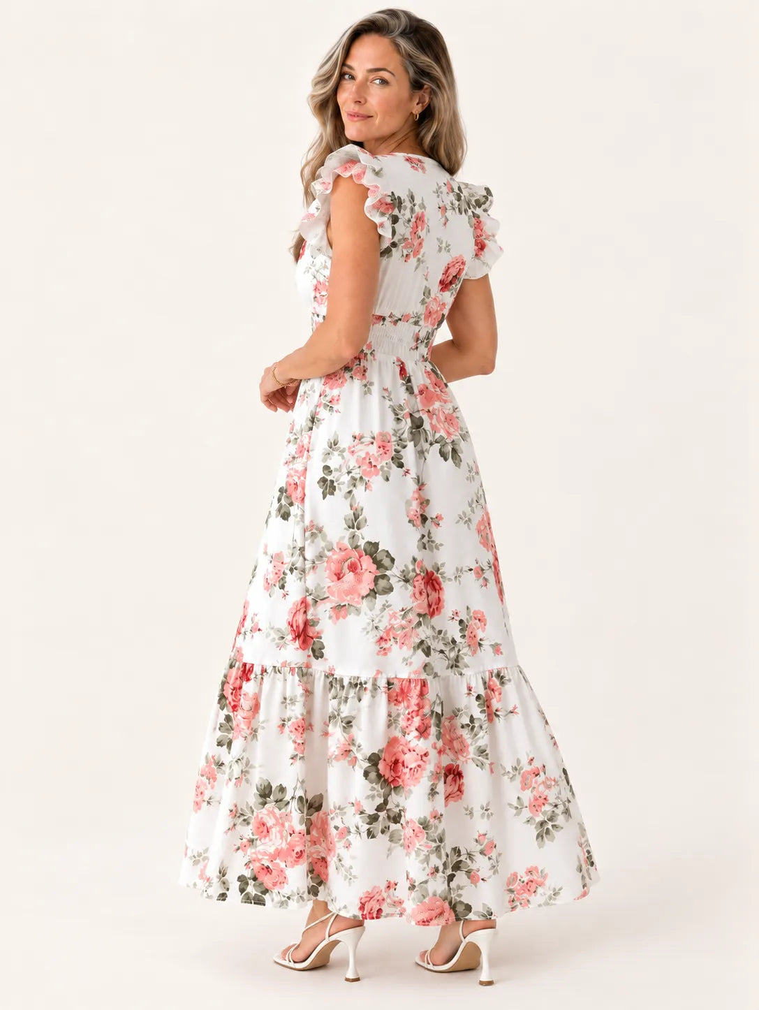 Maya Romantic Floral Maxi Dress