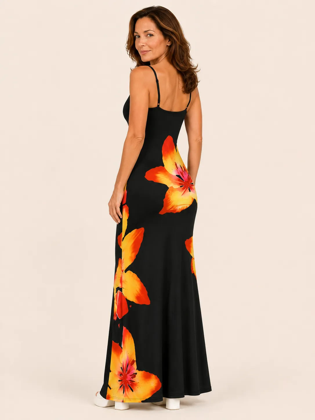 Mia Multi Print A-Line Dress