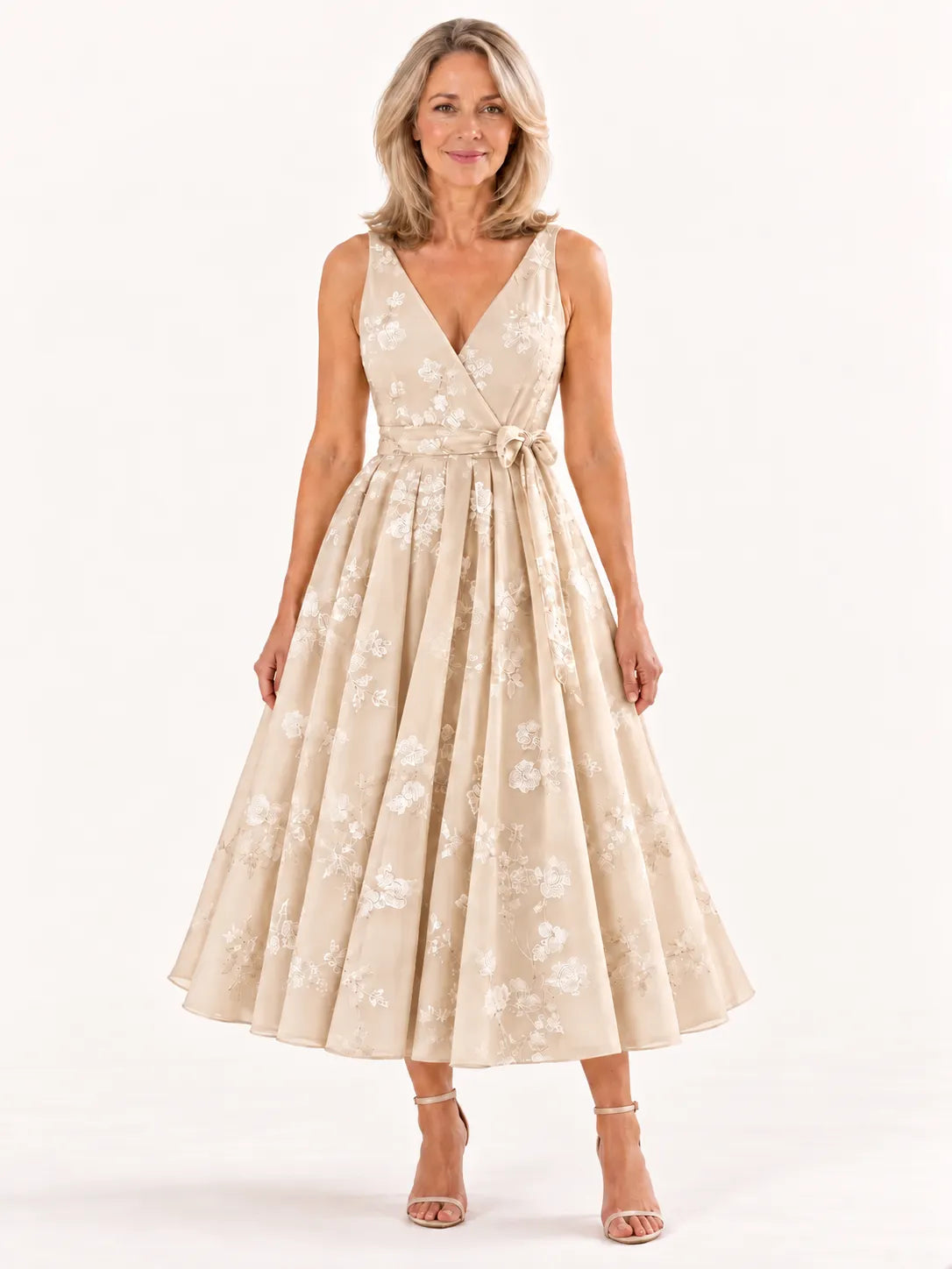 Elara Satin Occasion Dress